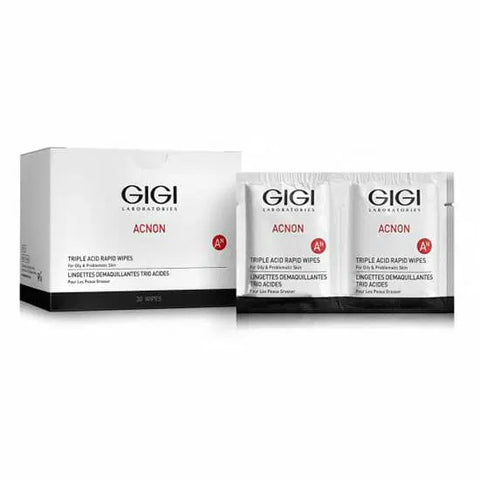 GIGI Acnon Triple Acid Rapid Wipes  30 buc