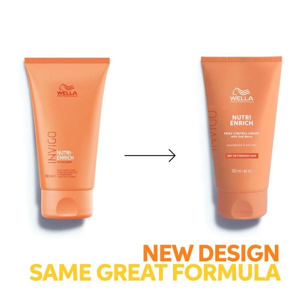Tratament de par Wella Professionals Leave-In pentru par uscat si deteriorat Invigo NutriEnrichStraight Leave In Cream 150 ml