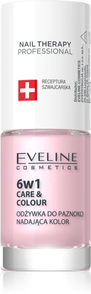 EVELINE TRATAMENT Balsam Concentrat pentru unghi 6 in 1 Pink eveline