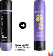 BALSAM MATRIX TOTAL RESULTS SO SILVER PURPLE CONDITIONER FOR BLONDE AND SILVER HAIR 300 ML