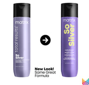 SAMPON MATRIX TOTAL RESULTS  SO SILVER PURPLE SHAMPOO FOR BLONDE AND SILVER HAIR 300ML