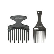 Set pieptene de par pentru alegerea părului L3VEL3 – 2 buc