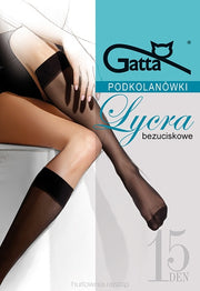Gatta Lycra 3/4 15 Den - Set 2 perechi - crema academie , Shiny Beauty - shiny beauty  ,  crema de fata