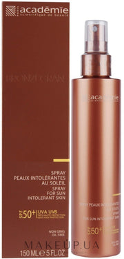 Spray regenerant cu protecție solară pentru piele sensibilă SPF 50+ - crema academie , Shiny Beauty - shiny beauty  ,  crema de fata