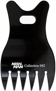 Nishman Pieptene pentru păr, 042 - crema academie , Nish man - shiny beauty  ,  crema de fata