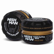 Ceara de par Nishman Hair Styling Wax 07 Gold One 150 ml - crema academie , Shiny Beauty - shiny beauty  ,  crema de fata