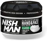 Nishman Hand & Face Cream Classic - Cremă pentru mâini și față - crema academie , Shiny Beauty - shiny beauty  ,  crema de fata