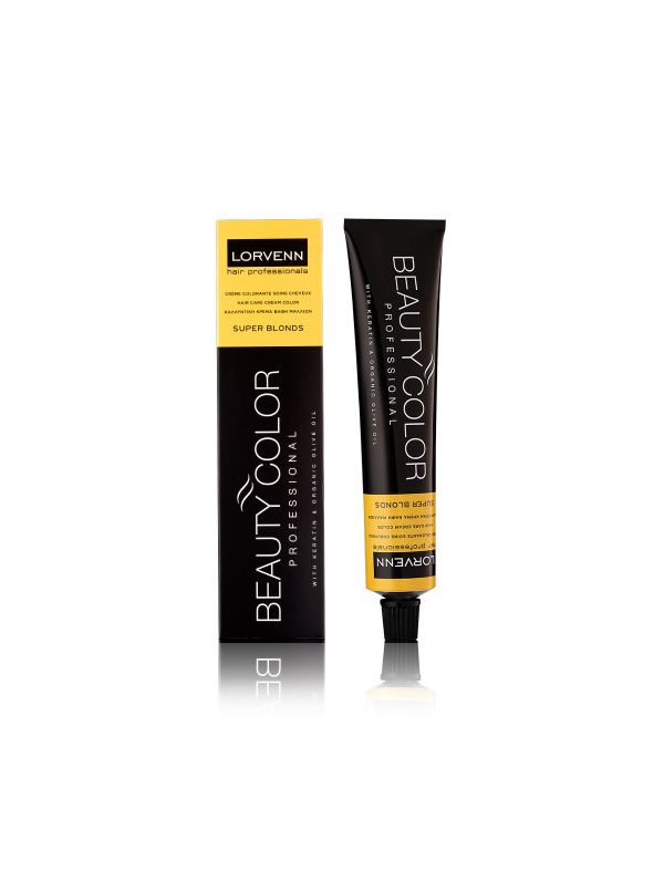 Vopsea par Lorvenn Beauty Color nr 1018 super blond ash platinum - crema academie , Lorvenn - shiny beauty  , Lorvenn Beauty Color Professional crema de fata