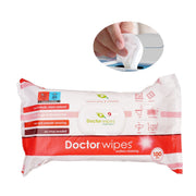 Servetele umede multisuprafete cu Bicarbonat si otet, 100 bucati, Doctor Wipes
