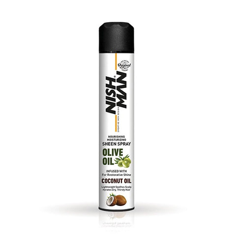 Spray - NISH MAN - pentru stralucire - Olive Oil + Coconut - 400 ml PIRNISH