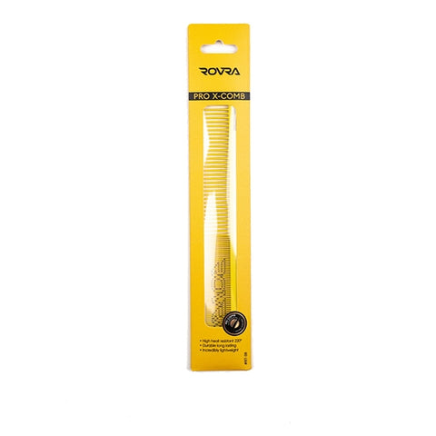 Pieptene de par frizerie/coafor – ROVRA – Galben