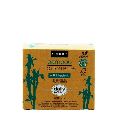 *** Sence Beauty Betisoare igienice 200 buc Bamboo Soft&Hygienic