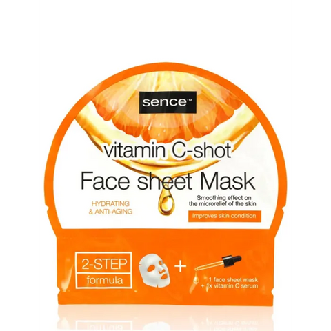 ***Sence Beauty Masca de fata 20 ml+Serum 5 ml Vitamin C Hydrating&Anti-Aging