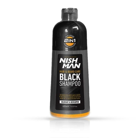 Sampon nuantator pentru barba si par PIRNISH 400 ml