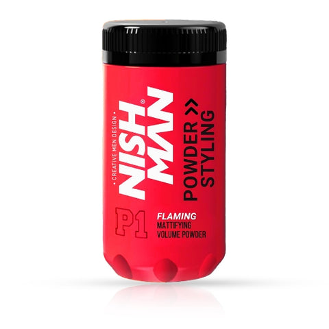 Pudra de volum - NISH MAN - FLAMING - 20 gr PIRNISH