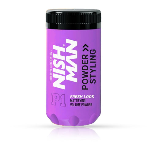 Pudra de volum - NISH MAN - FRESH LOOK - 20 gr PIRNISH