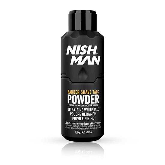 Pudra - NISH MAN - de talc parfumata - 180 g