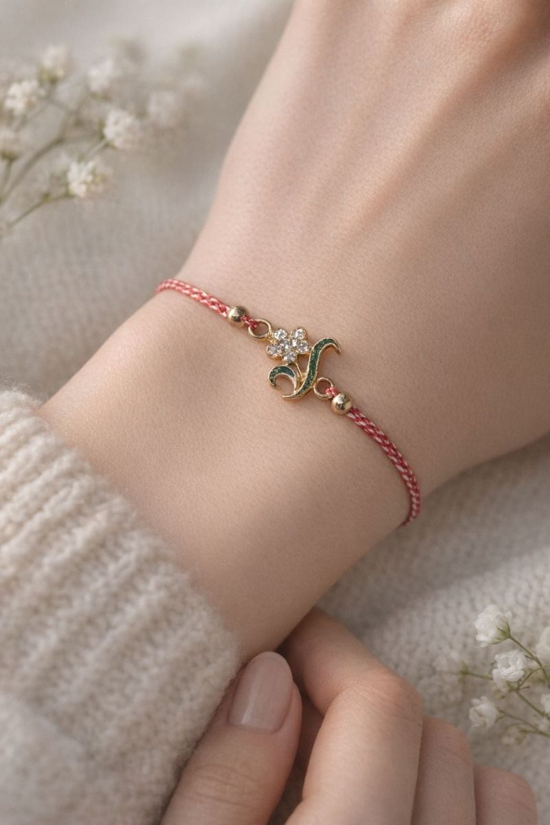 Martisor bratara floare cu cristale - Shiny Beauty