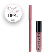 RUJ MELKIOR  MAT SET ROSE NUDE LIPS