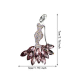 Brosa din aliaj balerina color v25