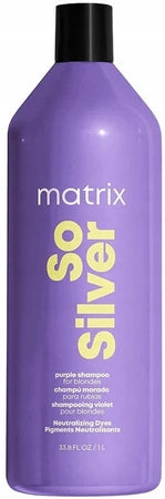 SAMPON MATRIX TOTAL RESULTS  SO SILVER PURPLE SHAMPOO FOR BLONDE AND SILVER HAIR 1000ML