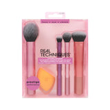 Aplicator MAKE-UP pensule si burete set machiaj fata Real Techniques everyday essentials