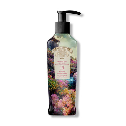 ###  COMPAGNIA DELLE INDIE 19 Mughetto e Muschi Bianchi Crema Fluida hidratanta 250 ml