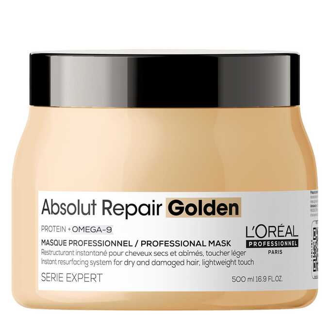 L'Oreal Professionnel SE Absolut Repair GOLD Masca Aurie 500ml - Pentru Par Uscat si Deteriorat (Copy) - Shiny Beauty