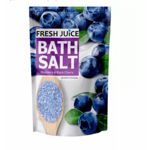 Sare de Baie Fresh Juice Blueberry&Black Cherry 500g