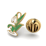 Martisor brosa placat aur 24k P2