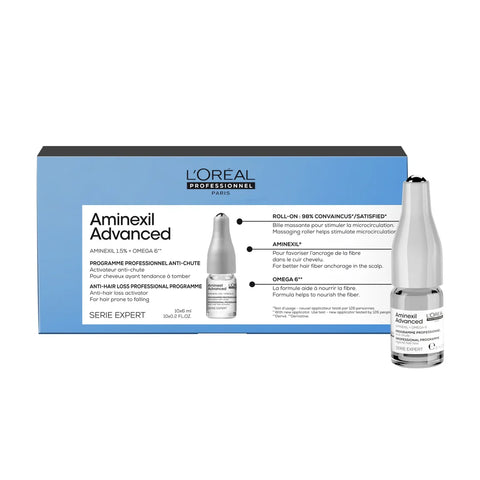 L'Oreal Professionnel SE Aminexil Advanced - Tratament Fiole Anti-Cadere a Parului 10x6ml - Shiny Beauty