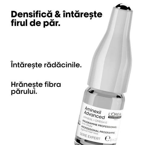 L'Oreal Professionnel SE Aminexil Advanced - Tratament Fiole Anti-Cadere a Parului 10x6ml - Shiny Beauty