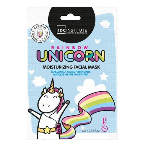 *** Mască facială hidratantă Rainbow Unicorn, IDC Institute