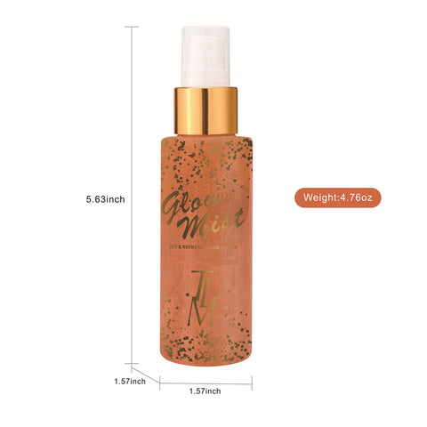 Spray cu sclipici Glow Mist Rosy Glow Tailaimei 120ml