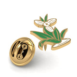 Martisor brosa placat aur 24k P3