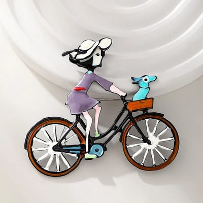 Brosa din aliaj color bicicleta v21