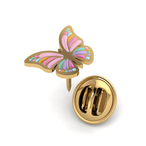 Martisor brosa placat aur 24k P6 mic