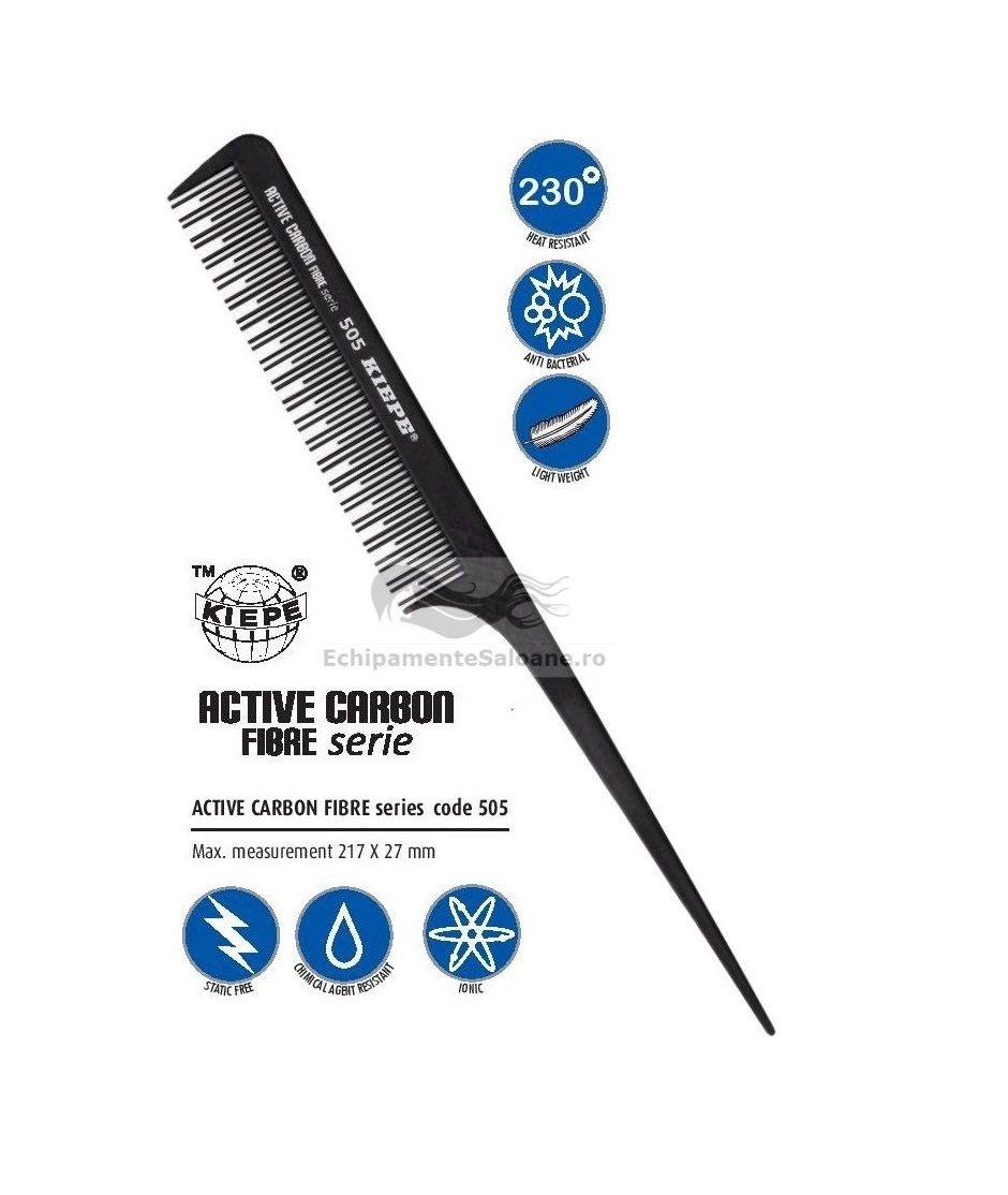 Pieptene profesional, carbon 505 – 217*27 ACCESORIU FRIZERIE