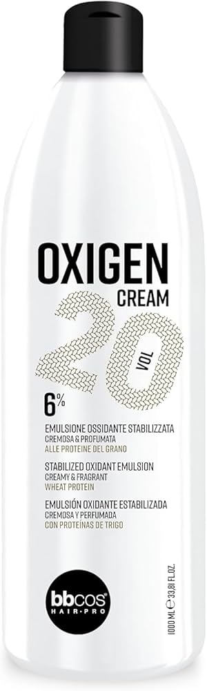 Oxidant BBCOS Oxygen Cream 6% , 1000ml - Shiny Beauty