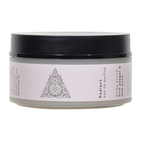 Scrub corp Radiant parfumat Pink pepper & oud wood body scrub 200ml