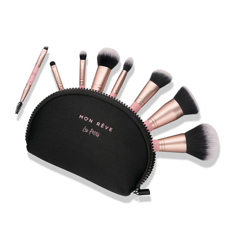 Aplicator MAKE-UP SET LES PETITS 8 PENSULE PENTRU FAȚĂ Și OCHI