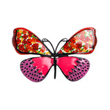 Brosa din aliaj color fluture v22