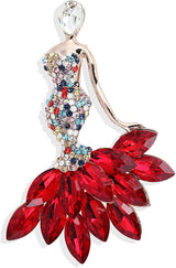 Brosa din aliaj balerina color v25