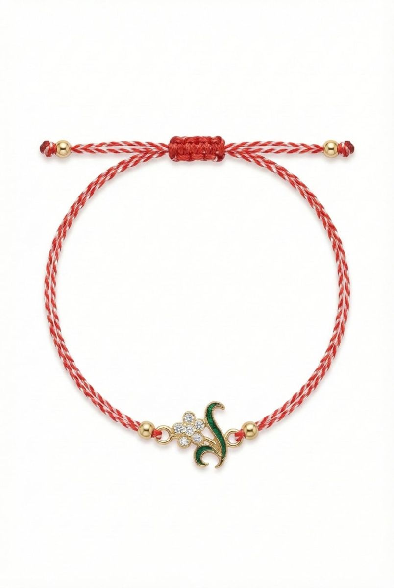 Martisor bratara floare cu cristale - Shiny Beauty
