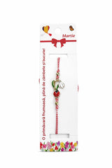 Martisor bratara ghiocel cu buburuza - Shiny Beauty