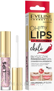 Luciu de buze Eveline Oh! My Lips Lip Maximizer Chili 4.5 ml LBEVE