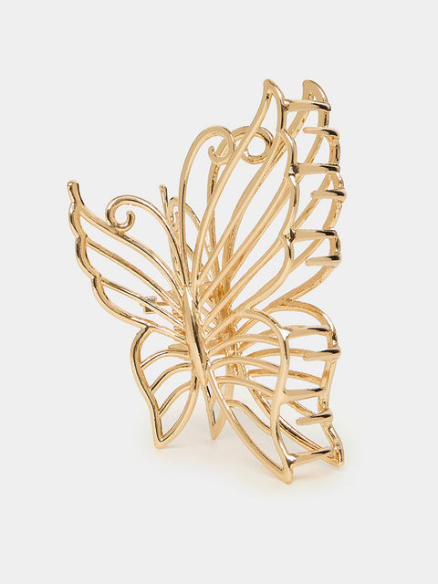 Clama de par din metal model fluture C04