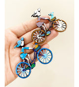 Brosa din aliaj color bicicleta v21