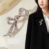 Brosa din aliaj argintie cu cristale V10