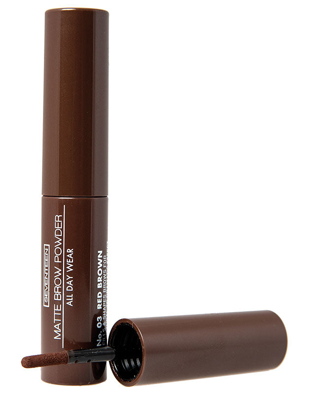 Pudră sprâncene Seventeen Matte Brow Powder nr 03 CSSEV - Shiny Beauty